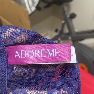 Adore Me Royal Blue Lace Intimates